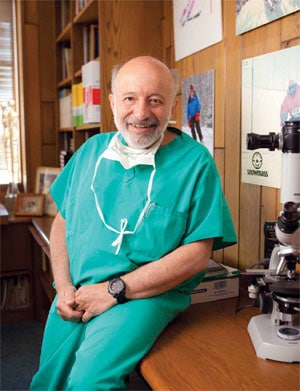 Dr. Sherman Silber, Director of The Infertilty Center of St. Louis at St. Luke's Hospital.