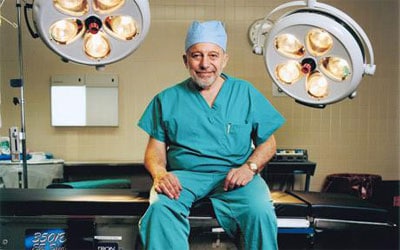 The ice man: Dr. Sherman Silber at the Infertility Center of St. Louis, Missouri, where he has developed the technique of ovarian tissue removal, freezing and re-transplanting.