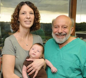 Helping Build Families: Amy and Grant Tucker and Dr. Sherman Silber, director of the Infertility Center of St. Louis at St. Luke’s Hospital.