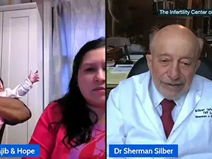 Over-40 Mini-IVF Success Rajeev Zakiya with Dr Sherman Silber